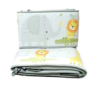 New Full Baby Bumper Set - Jungle Summit Pattern. Breathable.